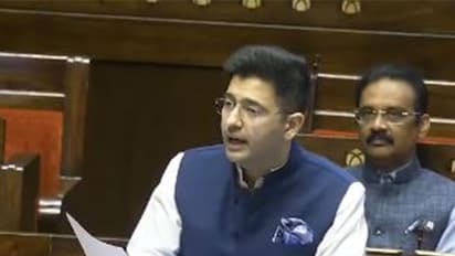 AAP MP Raghav Chadha (Photo: Sansad TV)