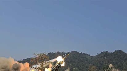 Visuals from the warfare exercise (Photo/ANI)  