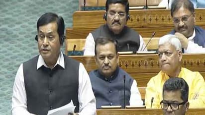 Sarbananda Sonowal, Union Minister of Ports, Shipping and Waterways (Photo/ @sansad_tv)