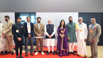 Vijay Deverakonda, Yami Gautam, Amit Sadh meet PM Modi at TV9 Summit in New Delhi; Read on
