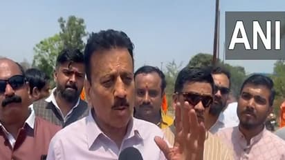 Maharashtra Minister of Water Resources and Disaster Management, Girish Mahajan (Photo/ANI)