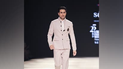Lakme Fashion Week 2025: Ibrahim Ali Khan wows crowd as showstopper for Shantnu and Nikhil