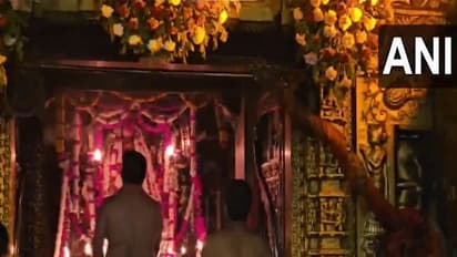 Visuals from Banaskantha's Ambaji temple (Photo: ANI)