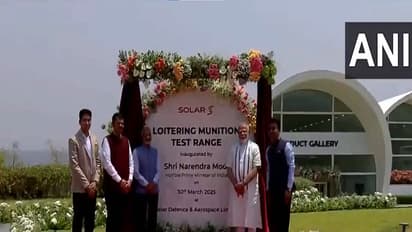 PM Modi inaugurates Loitering Munition Test Range in Nagpur (Photo: ANI)