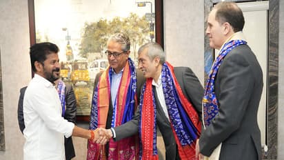 Vanguard CEO Salim Ramji meets with Telangana Chief Minister Revanth Reddy (Photo/CMO)