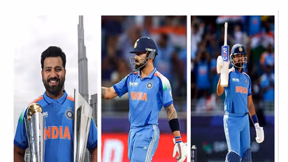 Rohit Sharma, Virat Kohli and Shreyas Iyer (Photo: @BCCI X/ANI)