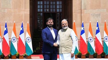 Prime Minister Narendra Modi and Chile President Gabriel Boric Font (Image: X@MEAIndia)