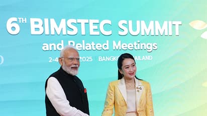 Prime Minister Narendra Modi with Thailand Prime Minister Paetongtarn Shinawatra (Image: X@narendramodi)