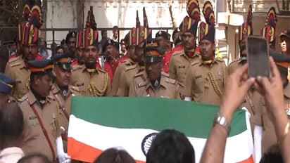 Late Manoj Kumar given state honours (Photo/ANI)