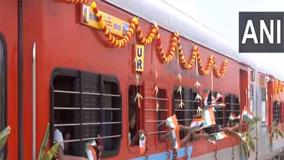 Tambaram to Rameswaram Train at Mandapam Railway Station (Photo/ANI)