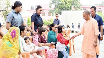 Uttar Pradesh CM Yogi Adityanath interacts with citizens during Janta Darshan in Gorakhpur (Photo/@ Yogi Adityanath Office)