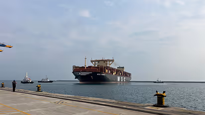 World’s largest container ship MSC Turkiye docks at Vizhinjam port, landmark moment in Indian maritime sector
