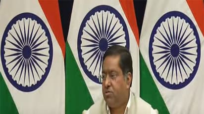 MEA spokesperson Randhir Jaiswal (Image Credit: YouTube/MinistryofExternalAffairs)