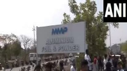 Visuals from outside the factory (Photo/ANI)