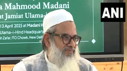Jamiat Ulema-e-Hind chief Mahmood Madani (Photo/ANI)