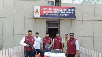 Delhi Police Crime Branch nabs notorious Manjit Mahal gangster. (Photo/@CrimeBranchDP)
