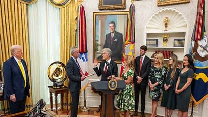 White House swearing-in ceremony of Administrator of the Centers for Medicare and Medicaid Services (Image: X@WhiteHouse)