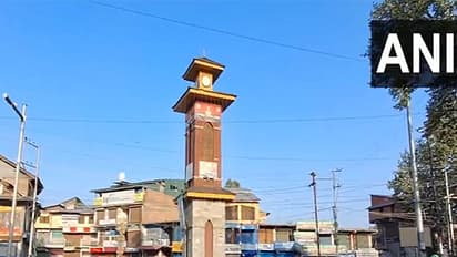 Visuals from Pulwama as collective shutdown called in the Kashmir Valley. (Photo/ANI)