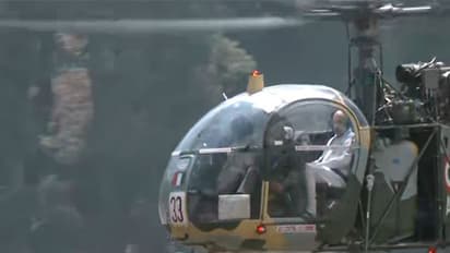 Union Home Minister Amit Shah visits Baisaran Meadow. (Photo/ANI)