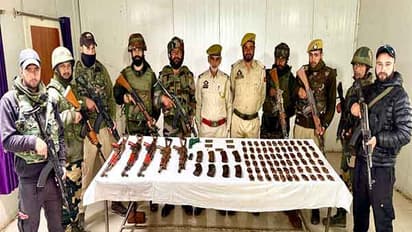 Terrorist hideout busted in Machil (Photo: Jammu and Kashmir Police)