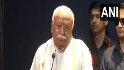 Rashtriya Swayamsevak Sangh (RSS) chief Mohan Bhagwat (Photo/ANI)