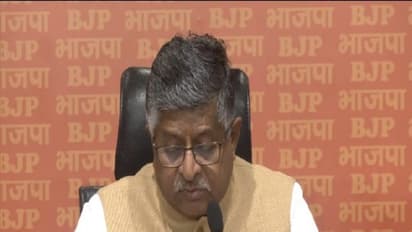 Bharatiya Janata Party leader Ravi Shankar Prasad (Photo/ANI)