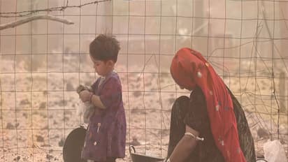 Visuals from the border village (Photo/ANI)