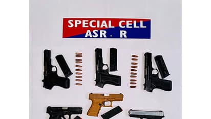 Arms recovered from the accused (Photo/ @DGPPunjabPolice)