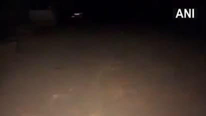 Visuals of heavy exchange of artillery fire at LoC (Photo/ANI))