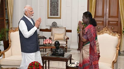 PM Narendra Modi meets President Droupadi Murmu (Photo: President of India/X)