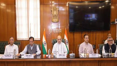 Union Home Minister Amit Shah chairs security review meeting (Photo/ PIB)