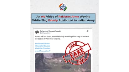 PIB fact-checks false claims made by Pakistan (Image: X@PIBFactCheck)