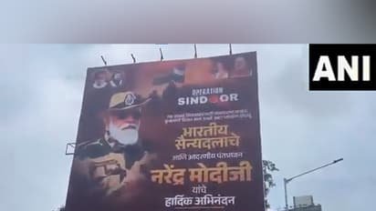 Posters in Mumbai (Photo/ANI)