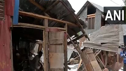 Still from the border village in Jammu and Kashmir (Photo/ANI)