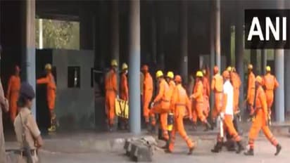 Still from a mock drill in Delhi (Photo/ANI)