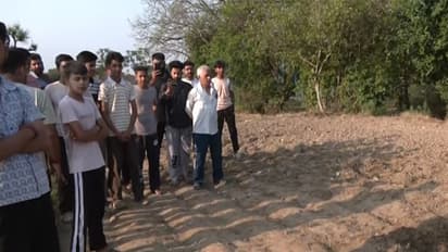 Locals gathered near the explosion site in Akhnoor (Photo/ ANI) 