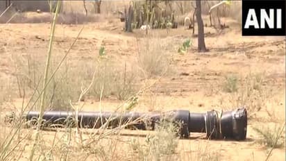 Unidentified Missile debris found in Barmer (Photo: ANI)