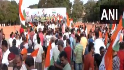 BJP holds 'Tiranga Yatra' in Bengaluru in support of Indian armed forces (Photo/ANI)