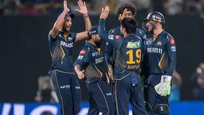 GT players celebrating. (Photo: IPL)