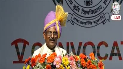 Indian Space Research Organisation (ISRO) Chairman V Narayanan  (Photo Credit: Central Agricultural University/YouTube)