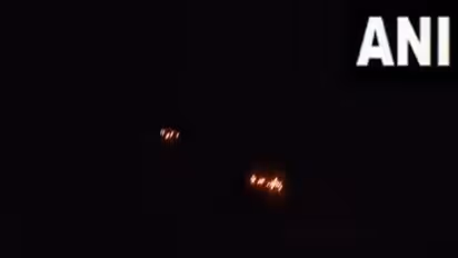 Red streaks seen and explosions heard in Samba's district (Photo/ANI)