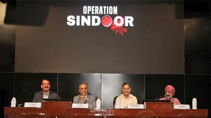  Chief of Defence Staff General Anil Chauhan along with Chief of Army Staff General Upendra Dwivedi, Chief of Navy Staff Admiral Dinesh K Tripathi and Air chief Marshal AP Singh (Photo/X@HQ_IDS_India)