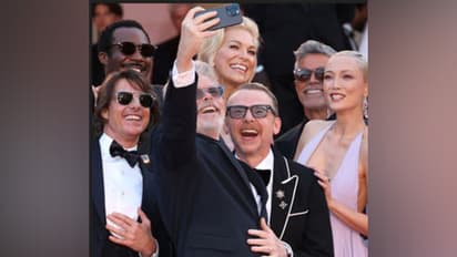 Tom Cruise with  Mission: Impossible — The Final Reckoning team (Photo/instagram/@festivaldecannes)