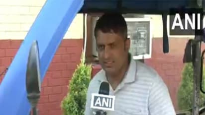 Pawan, father of Kafi who secured 95.6% in Class 12 CBSE (Photo/ANI)