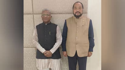 Harivansh, Deputy Chairman, Rajya Sabha and  Yanthungo Patton, Deputy Chief Minister Nagaland (Image source: Dy Chairman Rajya Sabha Office)