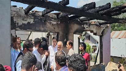 BJP delegation visits border villages in Uri (Photo/ANI)