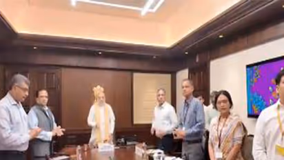 Union Home Minister Amit Shah  launches new OCI portal (Photo/ANI) 