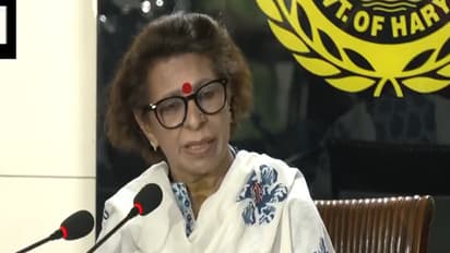 Haryana State Commission for Women Chairperson Renu Bhatia (Photo/ANI)