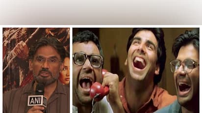 Suniel Shetty (Photo/ANI) A snip from Hera Pheri (Photo/X)