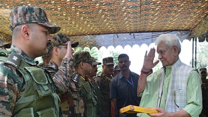 Jammu and Kashmir Lieutenant Governor Manoj Sinha (Photo/ANI)